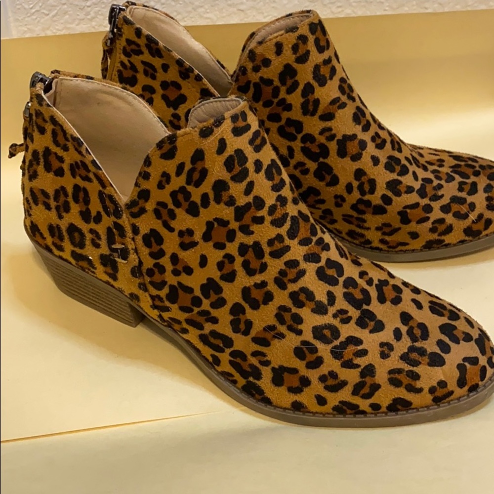 Leopard Booties